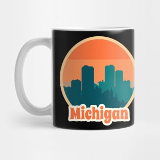 Vintage Michigan Mug